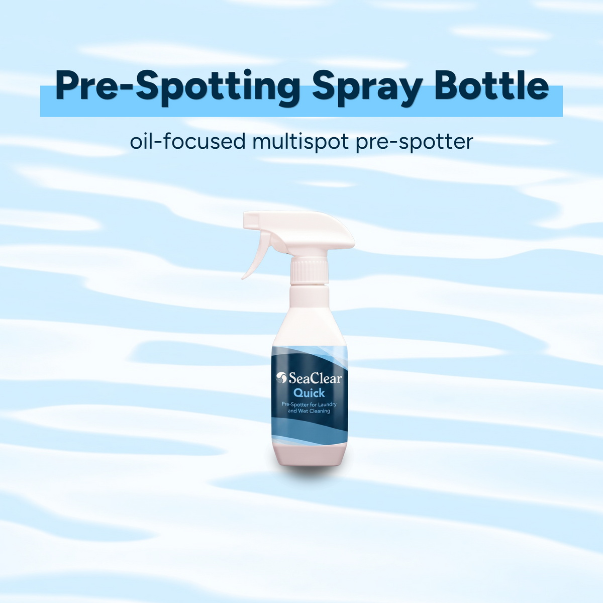 Quick Pre-Spotting Spray Bottle With Label